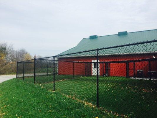 Our boarding includes an outdoor play area for your furry friend to enjoy!