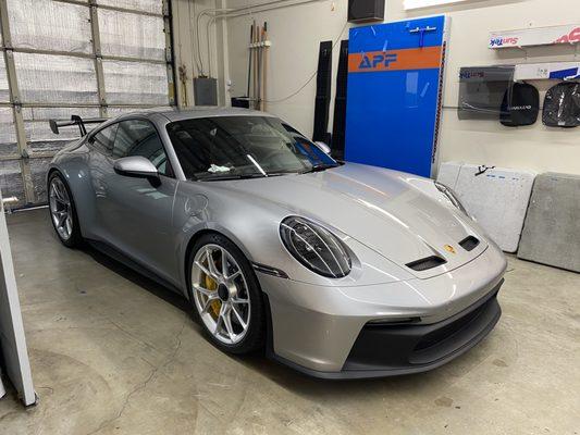 Full car custom PPF clear bra wrap! Xpel Fusion Porsche GT3