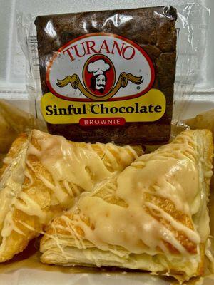 Cherry Turnovers ! Turano Brownies !