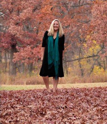 Erin Muldoon Stetson enjoying a beautiful fall day.