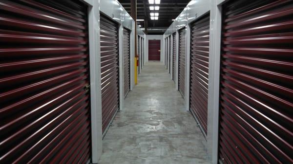 We have wide aisles and a variety of storage locker sizes to offer