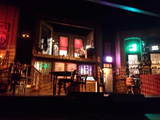 The stage set for the Pioneer Theatre Company production of Cowgirls