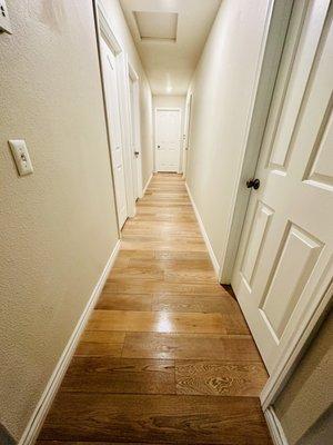 Pristine hallway.