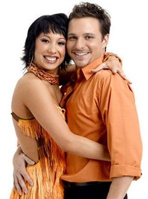 Drew Lachey & Cheryl Burke hair by Chris D'Anda