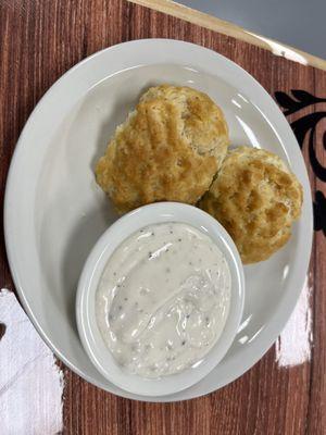 Biscuits and gravy