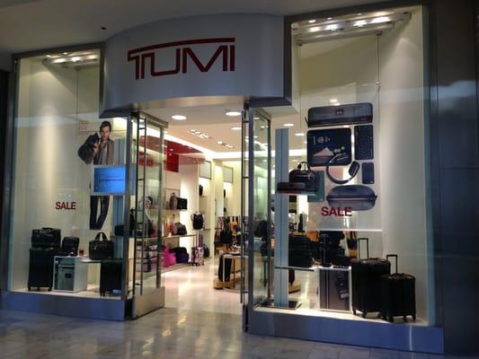 Tumi is on the top floor of the Fashion Show Mall