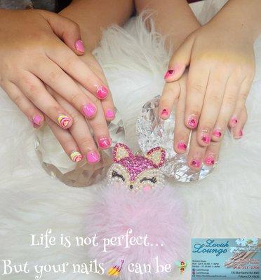 Life is not perfect...
But your nails  can be ‍