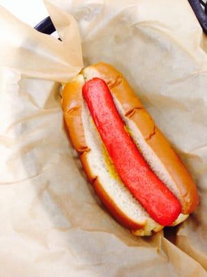 Hot dog...red??