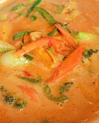 Veg panang curry