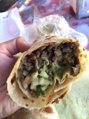 Yummy Carne Asada Burrito!