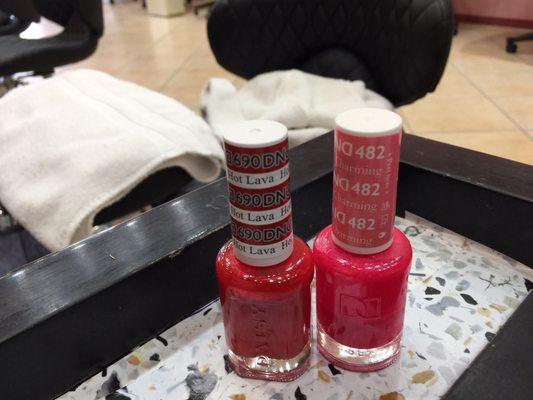 Avoid this product unless offered as a gel service As a regular polish it lasts less than a day