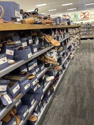 Huge mess of shoes, the entire shoe section was a disaster