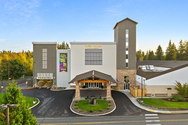 Parking garage and entrance to Casino