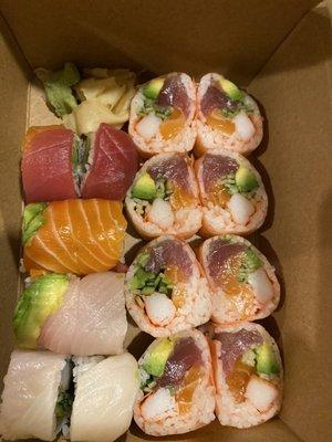 Sweetheart and Rainbow Rolls