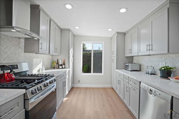 Kitchen Remodel in Carson, CA by local general contractor Katz Design & Builders