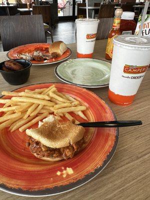 Campero Chicken Sandwich Meal