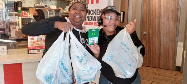 Thompson Chapel AME Zion Church Food Giveaway