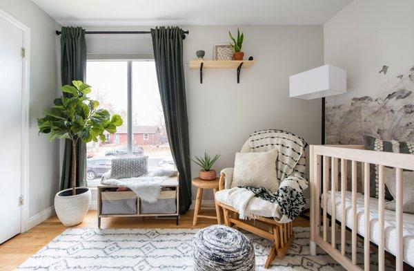 Safari themed Nursery inspired by parents travels to Africa