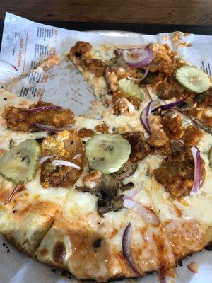 Nashville Hot Chicken (pizza of the month)