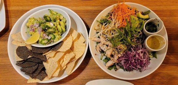 Bahn Mi Power Bowl and Chips & Guac