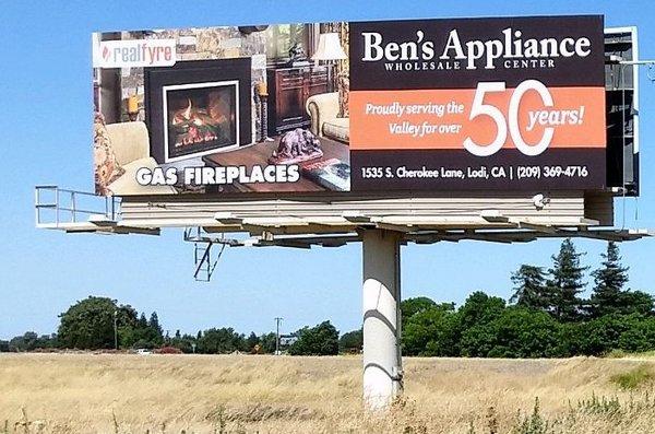 our billboard off of 8 mile road is up come on in to our 10,000 sq ft showroom!