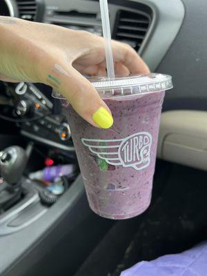 coconut blueberry smoothie