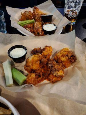 Cauliflower and regular wings