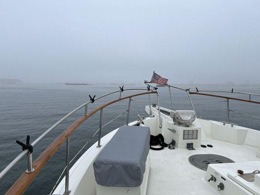 View from the boat.