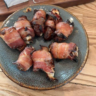 Bacon wrapped dates