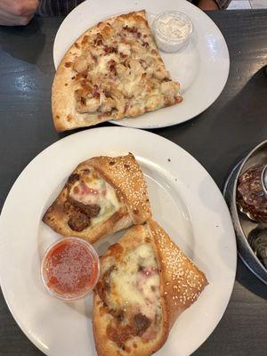 Bacon Chicken Ranch Slice & Meat Lovers Roll