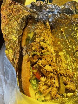 Chicken cheesesteak