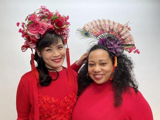 Attendance at our Lunar New Year Headdress Class was amazing.