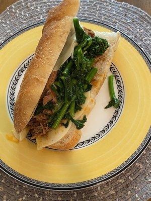 Try Our Italian Roasted Pork with Fresh Broccoli Rabe - A South Philly Staple!