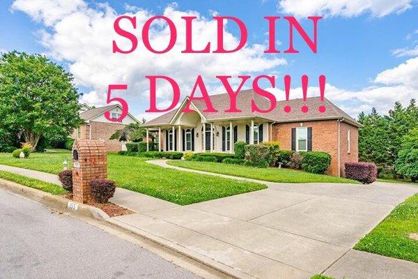 Sold in 5 days after being listed on the market with another Agent for one year!