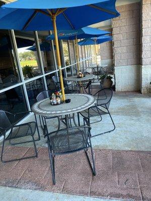 Outdoor seating