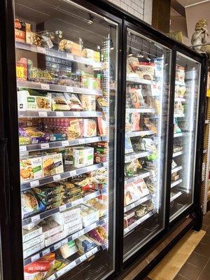 3 fridges of plant based food