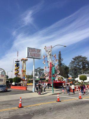 Zipper ride by the Coin-Op Laundry