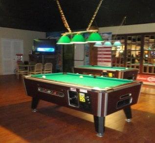 Pool tables in BOTH Bars