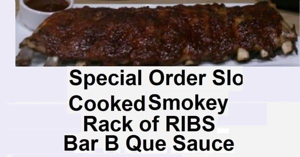 SLO COOKED RIBS and SAUCE