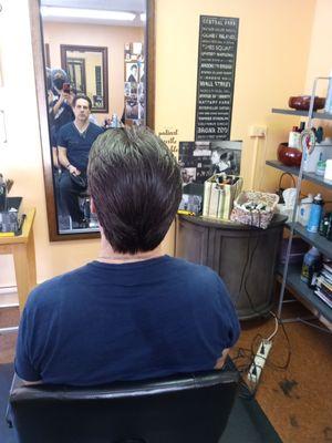 Men's haircut