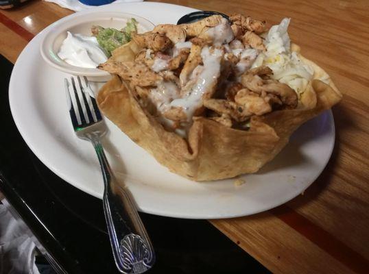 Chicken taco salad