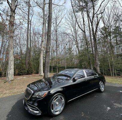 Maybach in for a basic interior and exterior cleaning