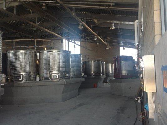 Presqu"ile Winery Processing plant