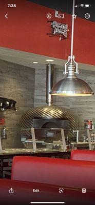 HUGE pizza oven!