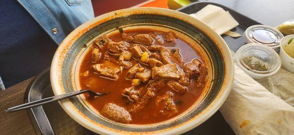 Tradition Mexican soup,Menudo