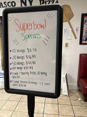 2024 Superbowl Specials!!!