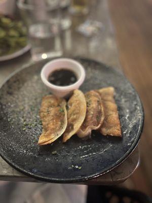 Beef potstickers