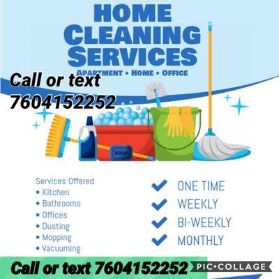 House cleaning service.