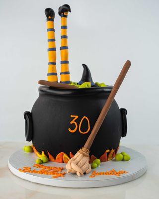 Halloween custom cake