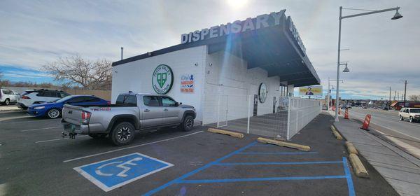 Albuquerque Central Dispensary Pecos Valley Production Outside View